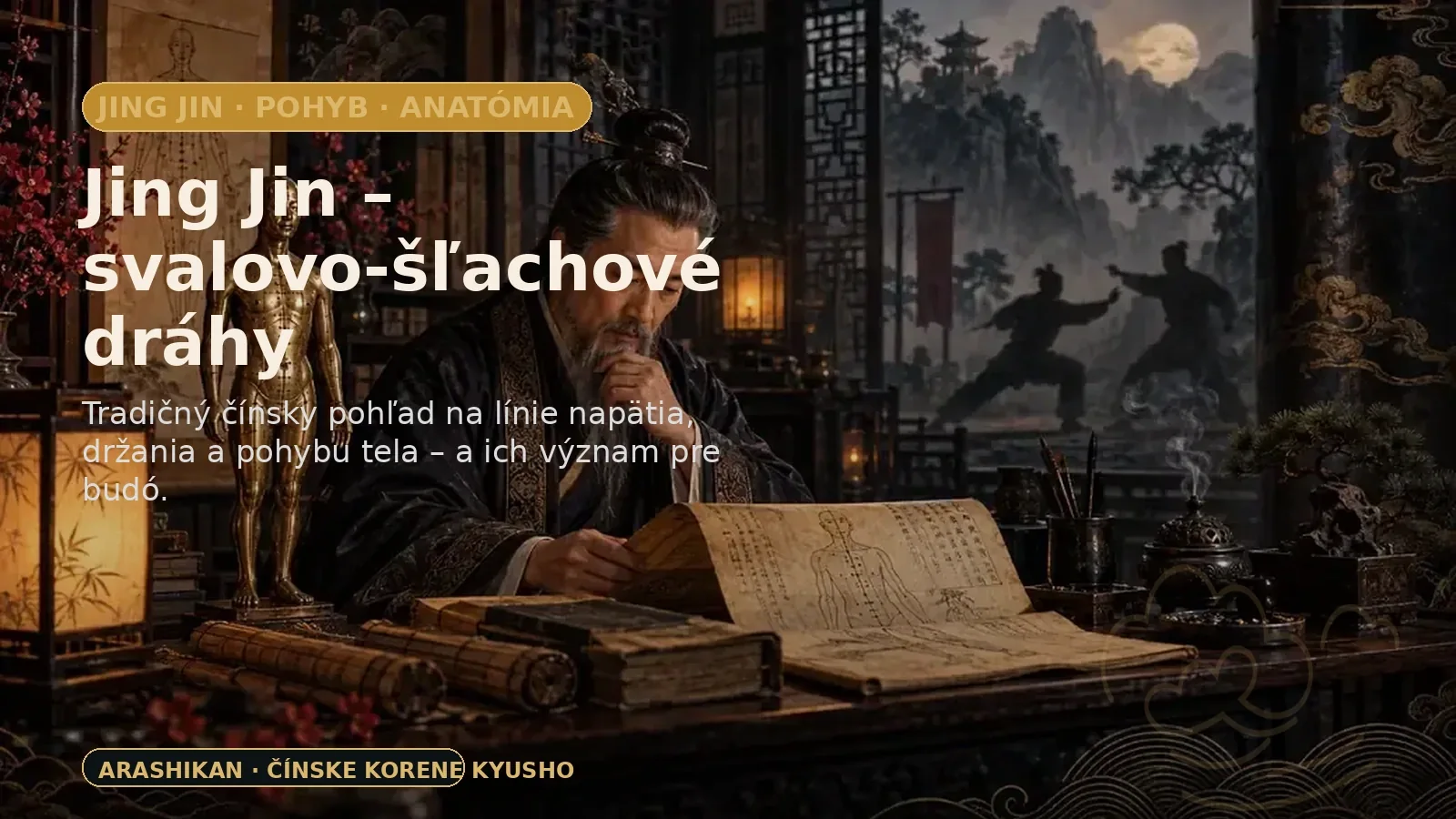 Ilustrácia k článku: Jing Jin – dvanásť svalovo-šľachových dráh