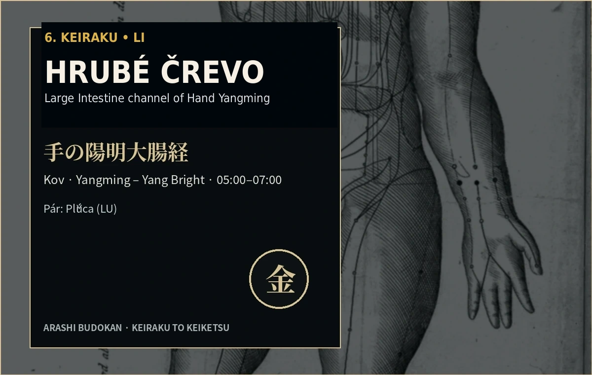 6. Keiraku – Hrubé črevo (LI)